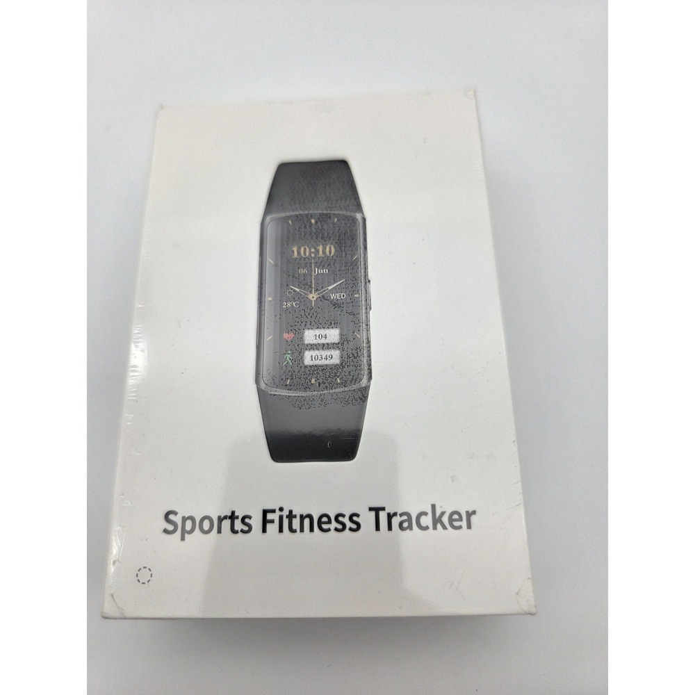 Sports Fitness Tracker Watch Heart Rate Pedometer Black‎ iOS/Android